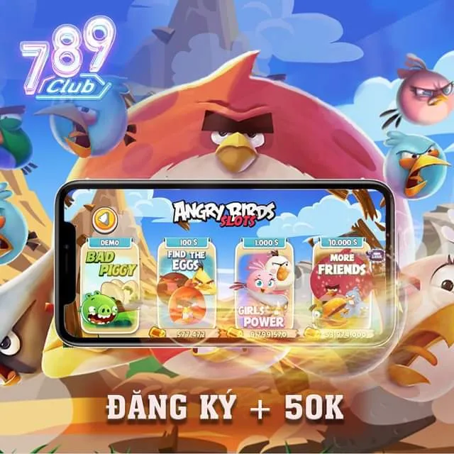 Quay hũ trúng lớn cùng Angry Birds 789Club.